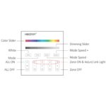 Telecomanda MiBoxer touch, B3 2,4GHz RGBW, 4 zone