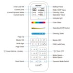 Telecomanda MiBoxer touch, FUT0100 2,4GHz RGBCCT, 100 zone