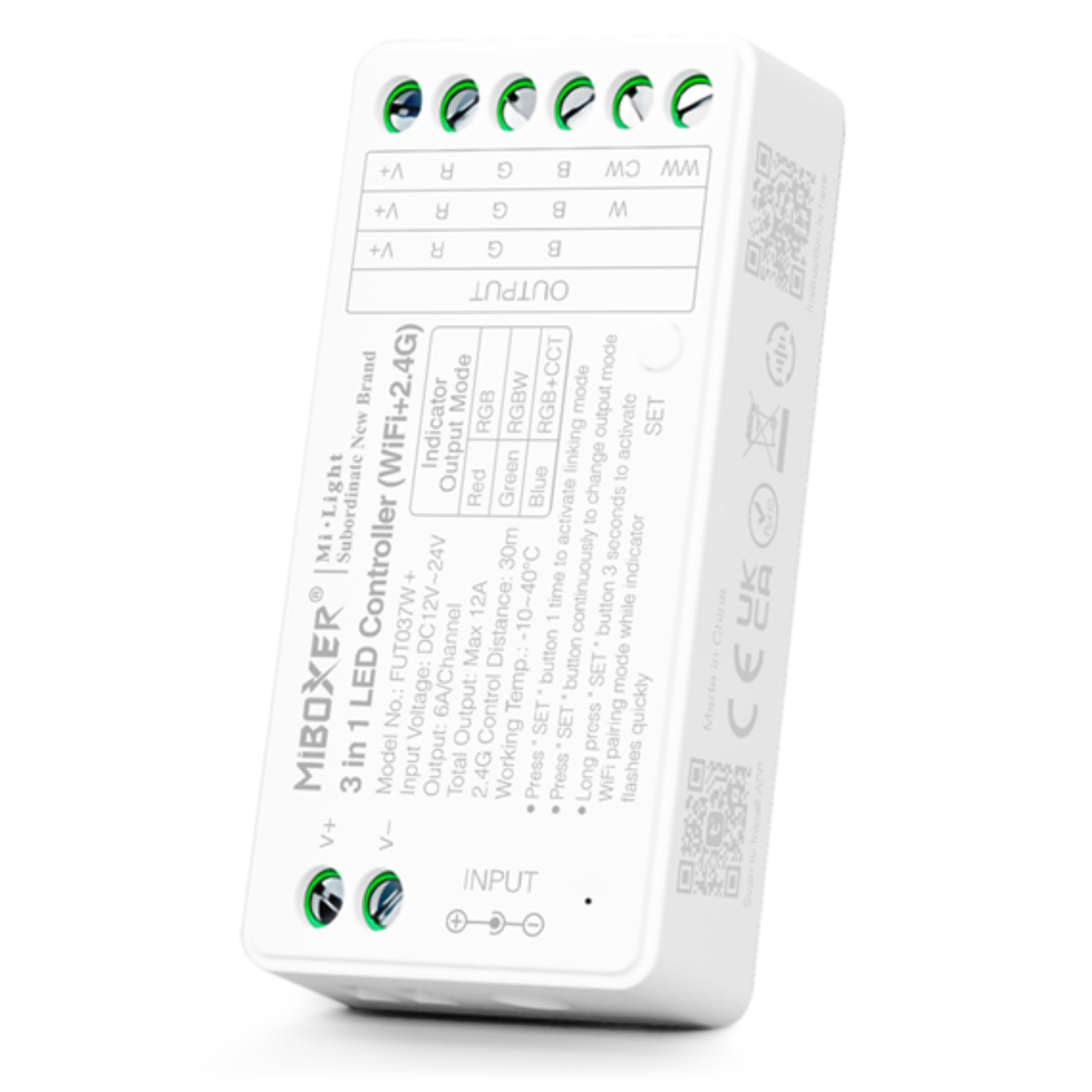 Controler led 3in1 WiFi 2.4GHz RGB / RGBW / RGB+CCT FUT037W+ Controler led 3in1 WiFi 2.4GHz RGB / RGBW / RGB+CCT FUT037W+